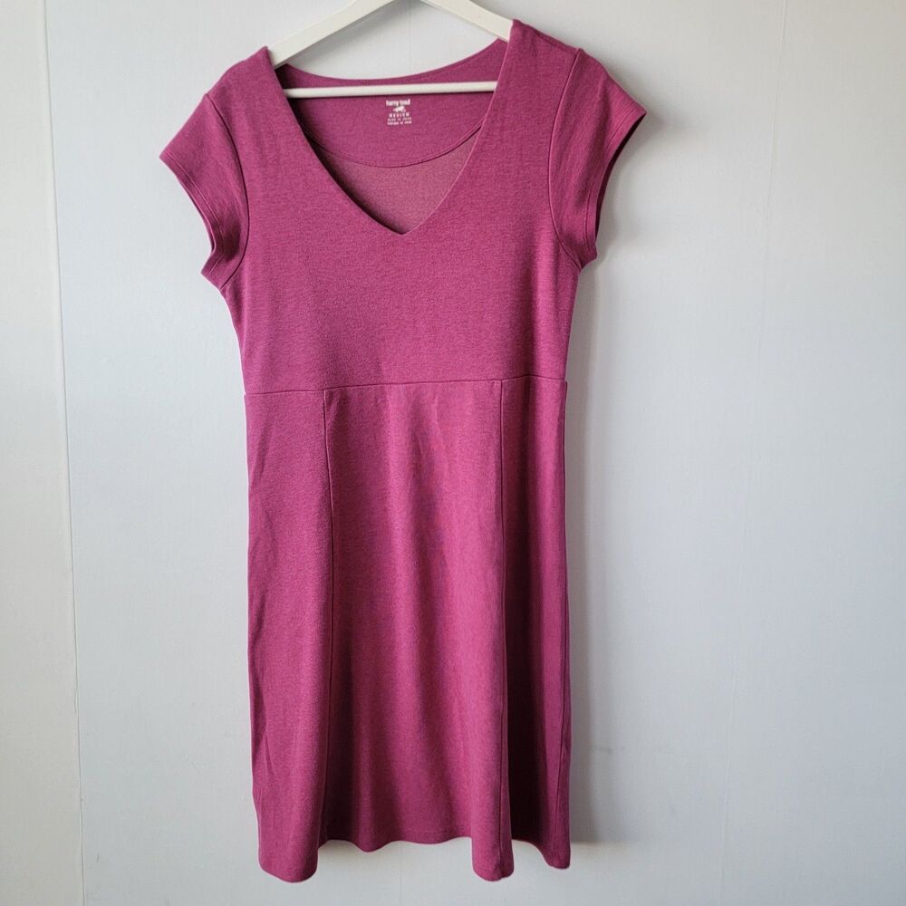 Horny Toad Womens V-Neck Dress‎ Cap Sleeve Size M Athletic outdoor